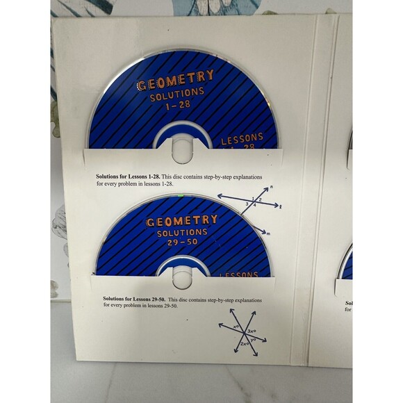 Teaching Textbook Geometry Answer Key &‎ Test Bank, Solutions CD Author Sabouri - Picture 7 of 10